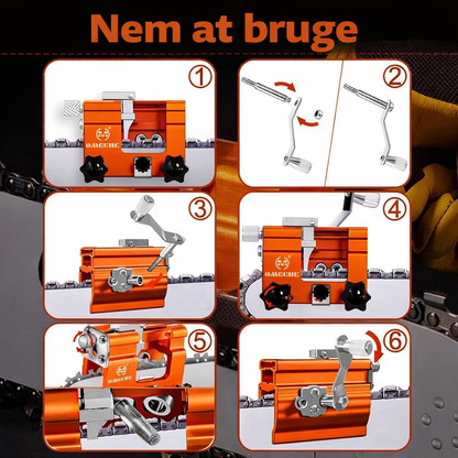 KædeKlar™ – Præcisionssliber til Motorsavskæder