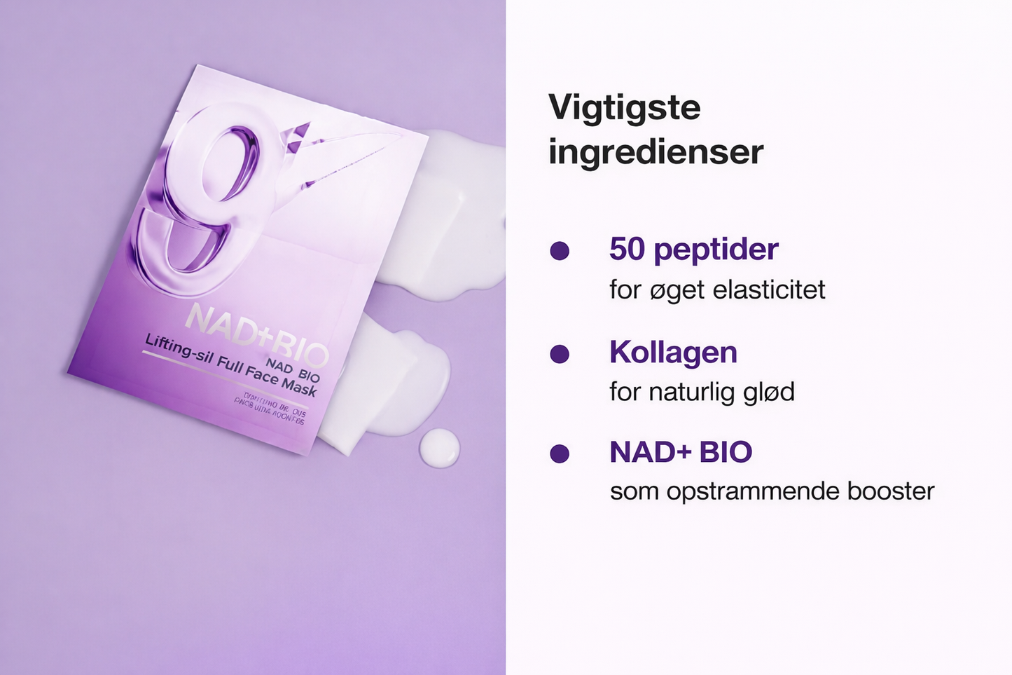 HudKlar™ – NAD+ Løfteserum & Maske