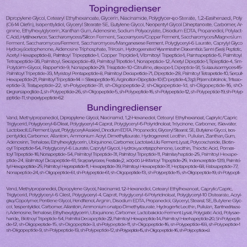 HudKlar™ – NAD+ Løfteserum & Maske