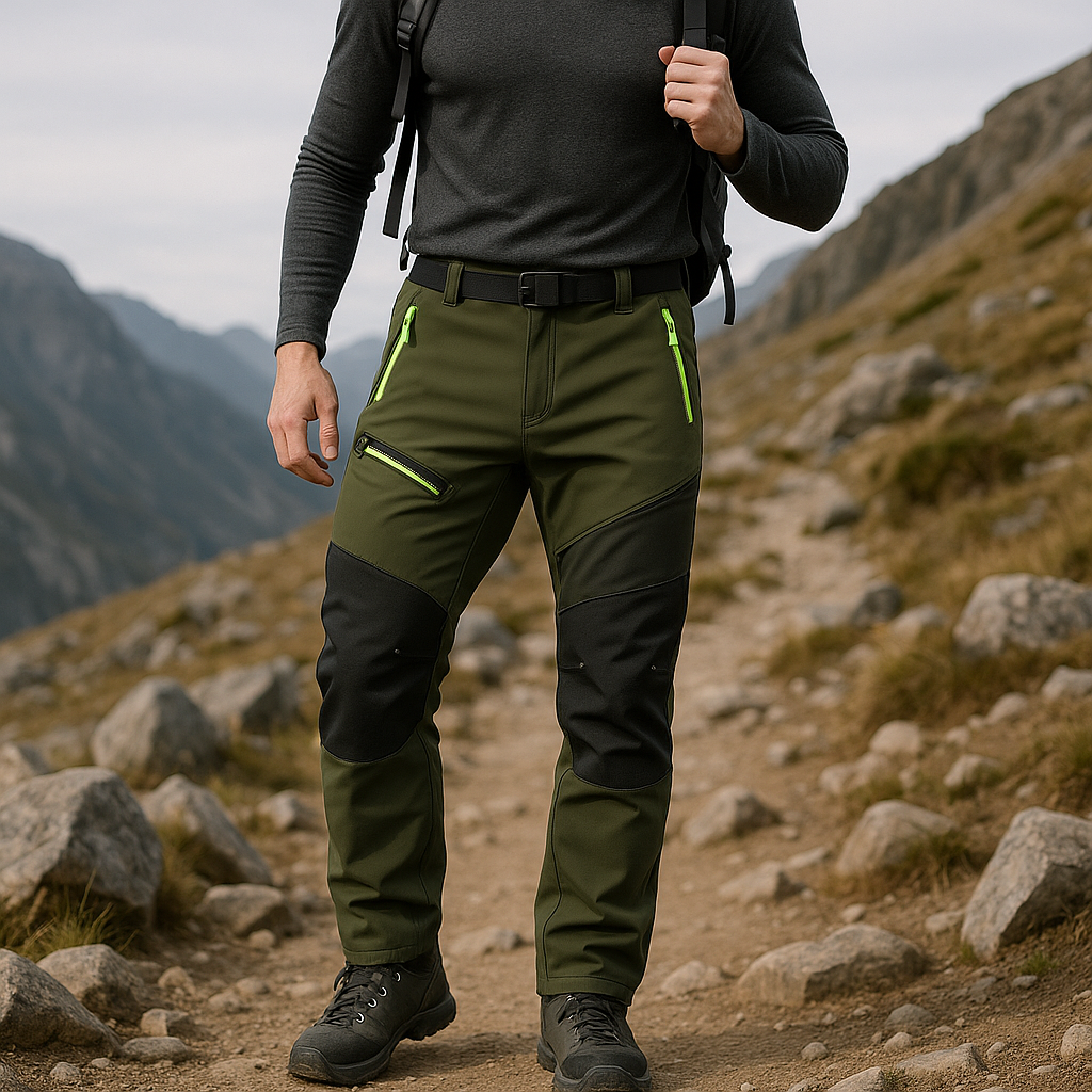 FjellTek™ - Strækbare Outdoorbukser | Vind- og Vandtætte Vandrebukser