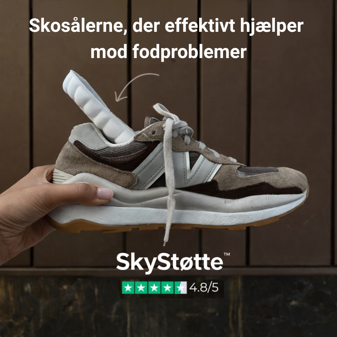 SkyStøtte™ - 4D Ortopædiske Fodindlæg