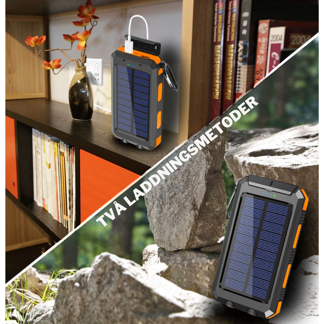 SolKraft™ – Solcelle-Powerbank