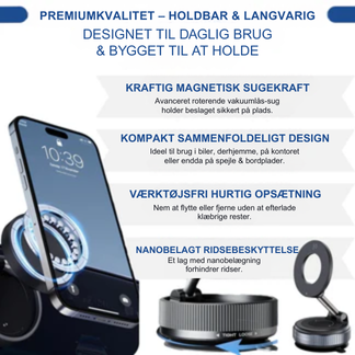 Magnetiq Pro™ | 360° magnetisk telefonholder