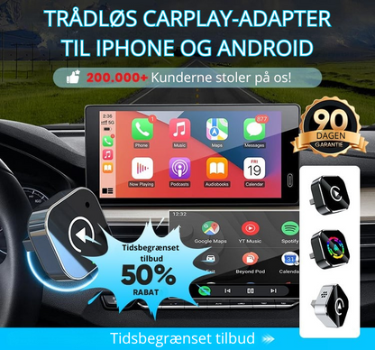 AutoLink™ | Trådløs CarPlay & Android Auto