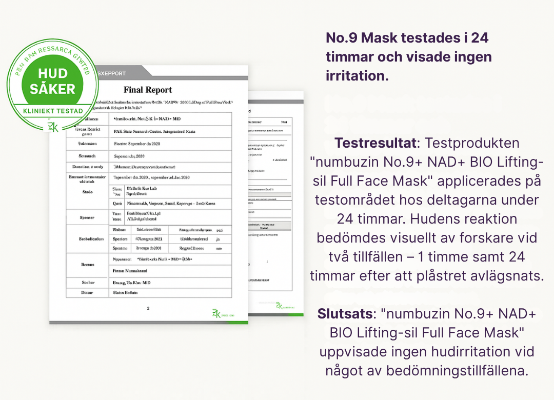 HudKlar™ – NAD+ Løfteserum & Maske