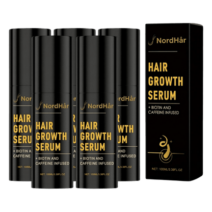 NordHår™ Hårvækstspray | Hjælper med at reducere hårtab og gør dit hår synligt fyldigere på blot 14 dage