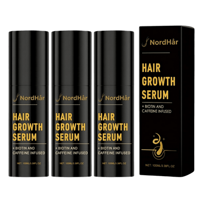 NordHår™ Hårvækstspray | Hjælper med at reducere hårtab og gør dit hår synligt fyldigere på blot 14 dage