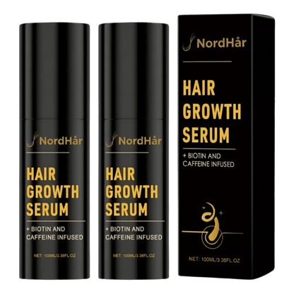 NordHår™ Hårvækstspray | Hjælper med at reducere hårtab og gør dit hår synligt fyldigere på blot 14 dage