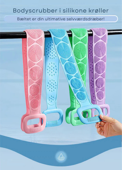 HyggeBelt™ | Silikone Badebælte Skrubbebørste