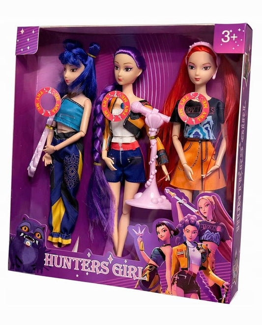 K-Pop Hunter Edition legetøjsdukker med musikfunktion