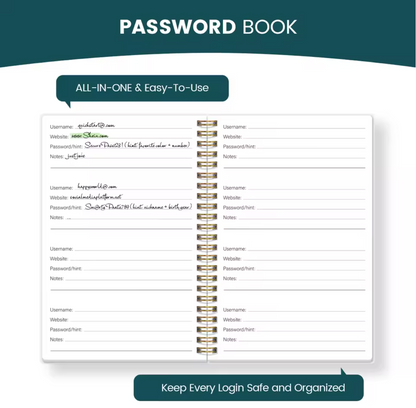 Adgangskodebog – Hold styr på alle dine koder sikkert og overskueligt