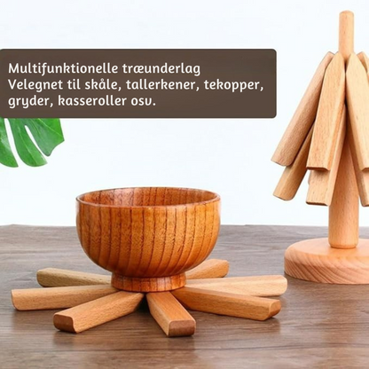 Trivetree™ – Træ Bordskånere & Varmeresistent Bordmåtte