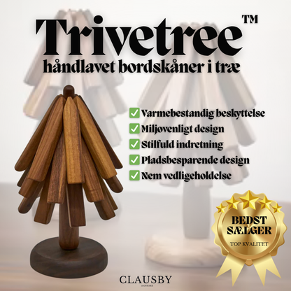Trivetree™ – Træ Bordskånere & Varmeresistent Bordmåtte