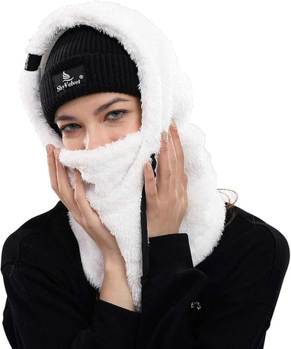 ArcticHood™ - Varm, vindtæt, justerbar fleece-hætte