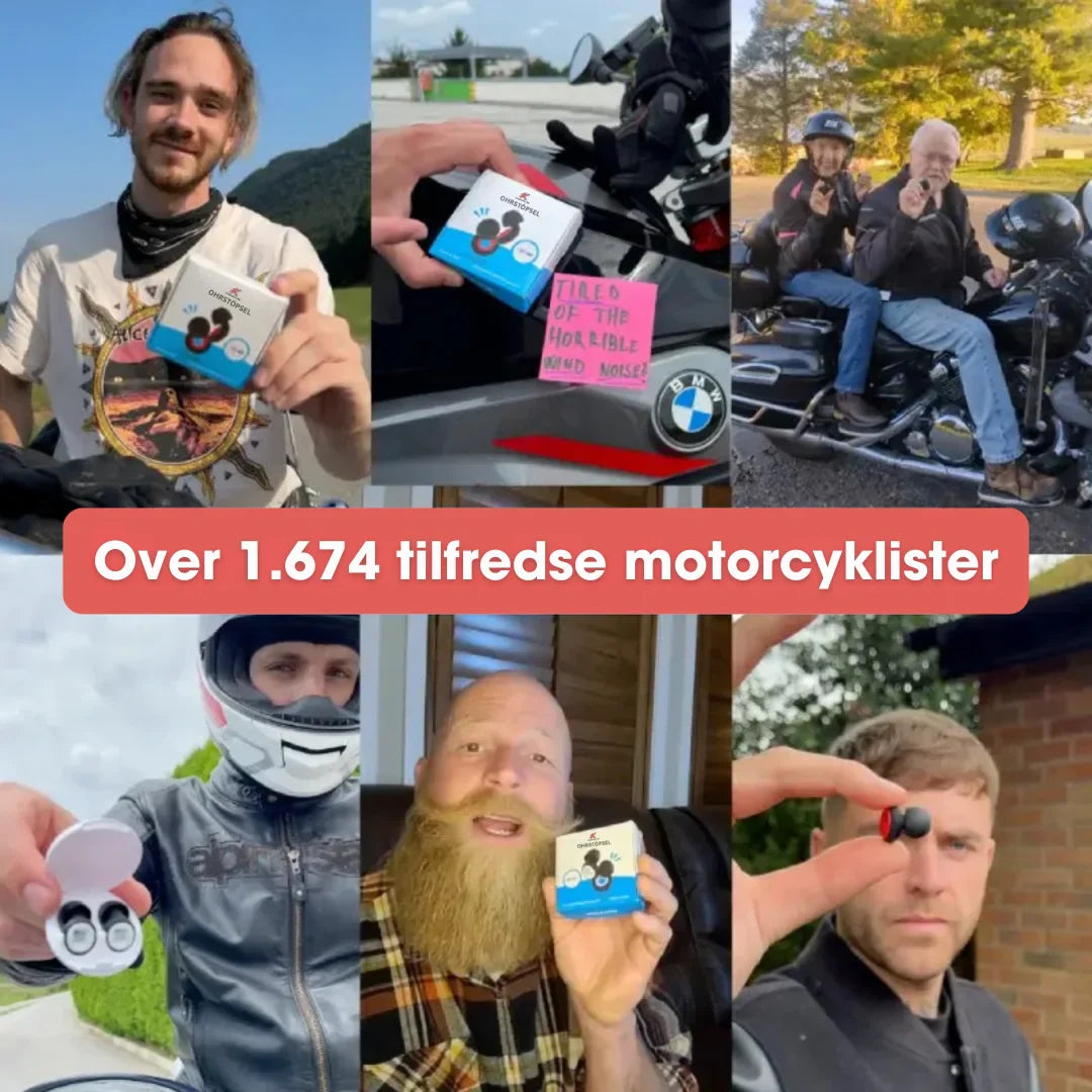 KlarLyd™ – Smarte Støjdæmpende MC-Ørepropper