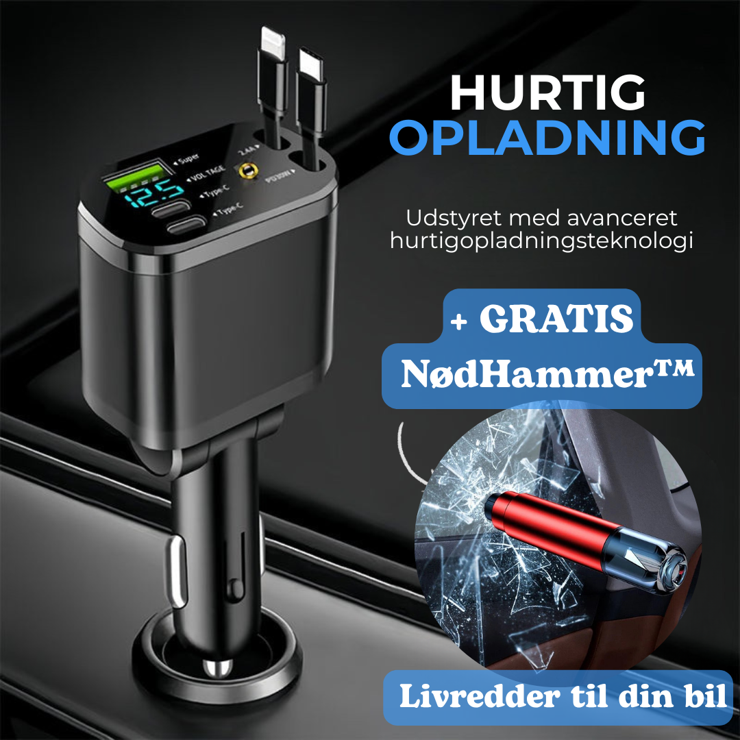 TurboLad™ l Hurtig billader med stjernehimmel-lys