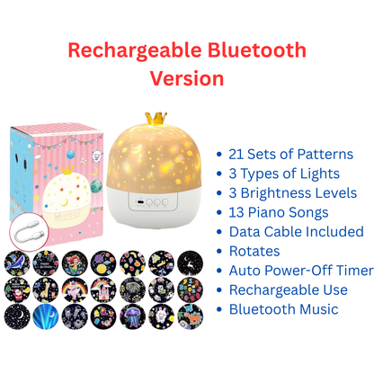 Drømmelys™ – Magisk Natlampe & Stjerneprojektor til Børn