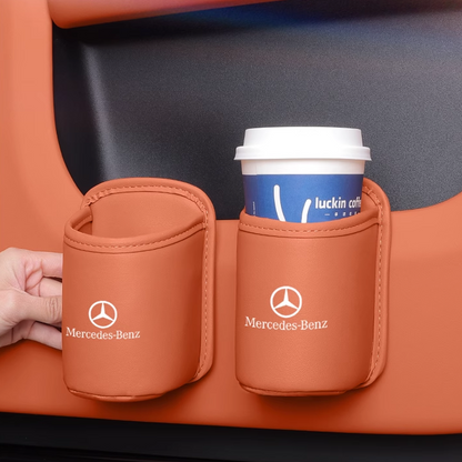 LæderHold™ – Premium kopholder i læder til bilen