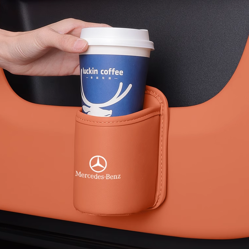 LæderHold™ – Premium kopholder i læder til bilen