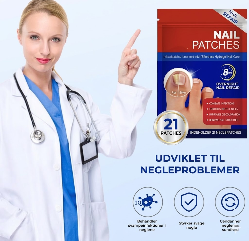 NegleFix™ – Svampedræbende Negleplaster til Sundere Negle