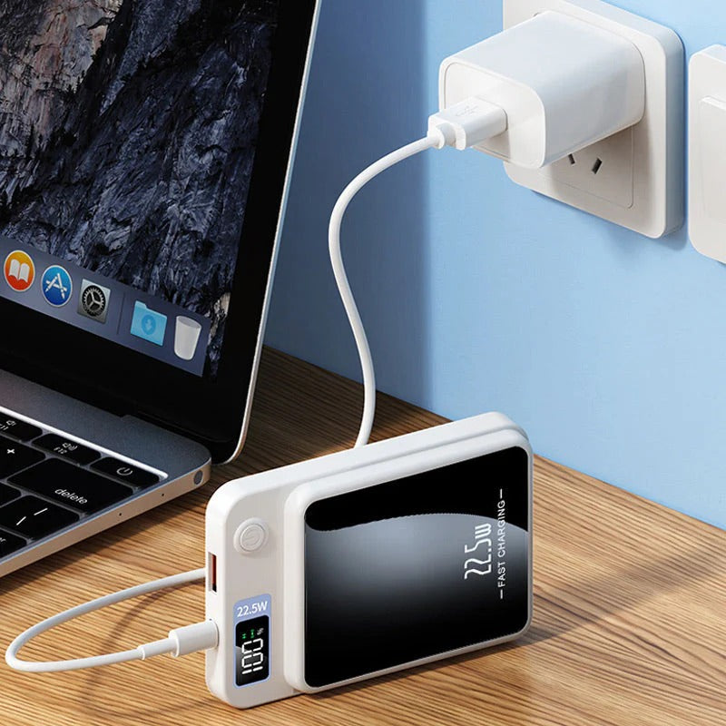 StrømSlim™ – Ultratynd Hurtigopladende Powerbank