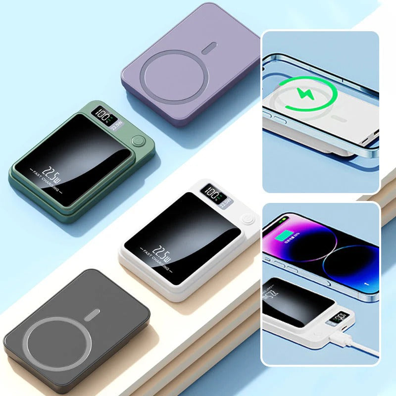StrømSlim™ – Ultratynd Hurtigopladende Powerbank