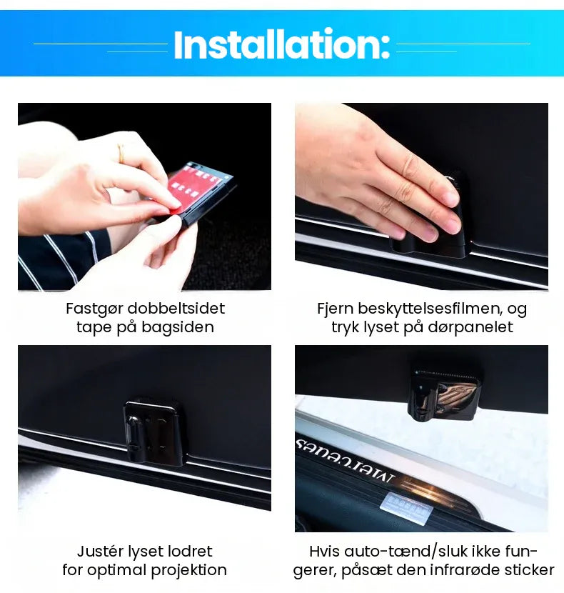 NordSign™ | Gør dit bil-logo synligt – hver gang døren åbnes