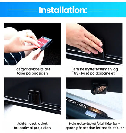 NordSign™ | Gør dit bil-logo synligt – hver gang døren åbnes