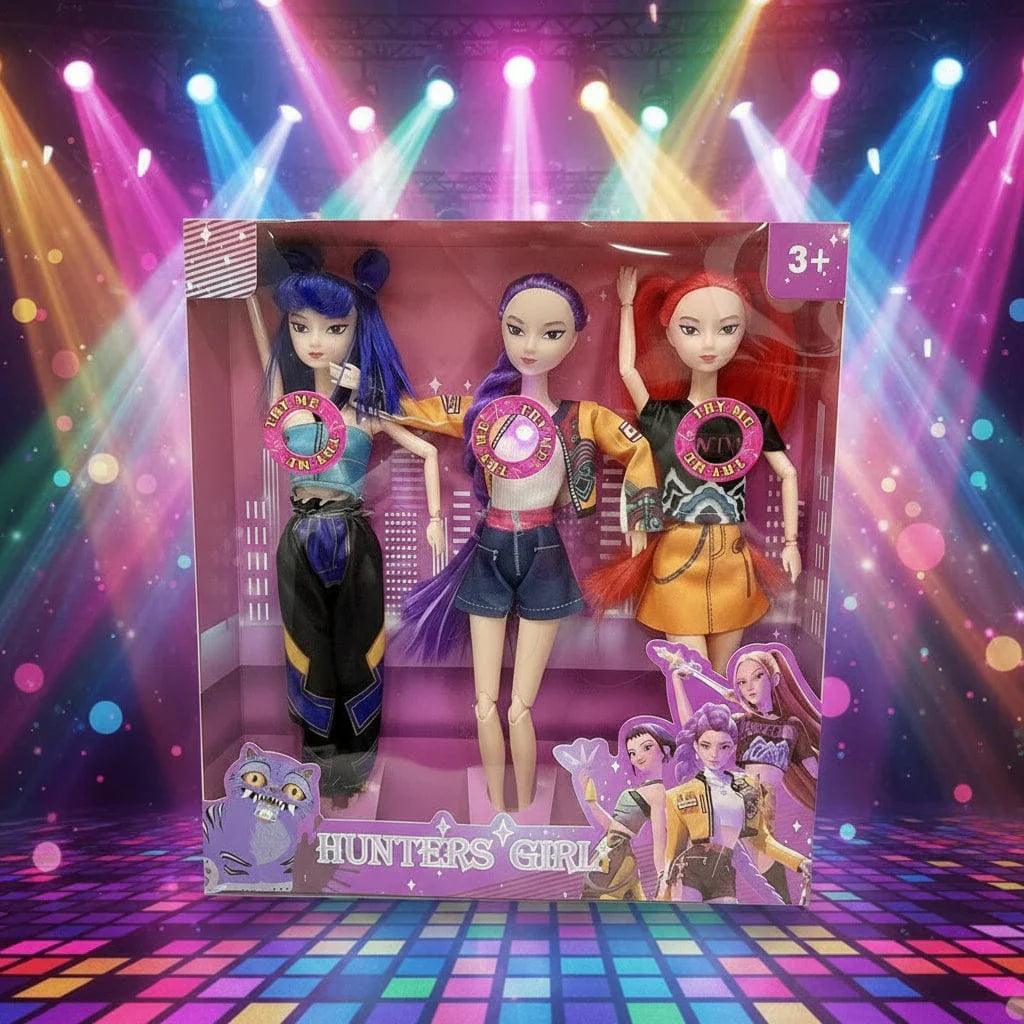 K-Pop Hunter Edition legetøjsdukker med musikfunktion