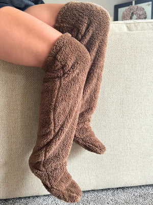 Fluffy Feet - Brun