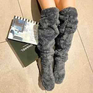 Fluffy Feet - Mørkegrå