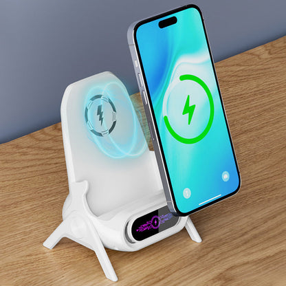 NordCharge™ | Multifunktionel trådløs hurtigoplader med telefonstand